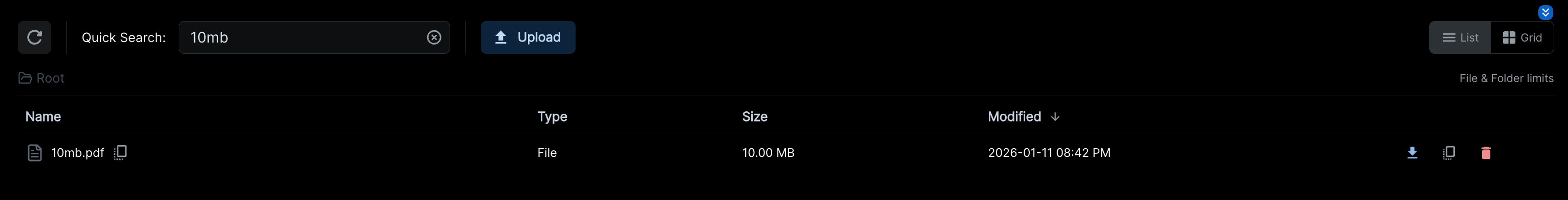 Manage Files